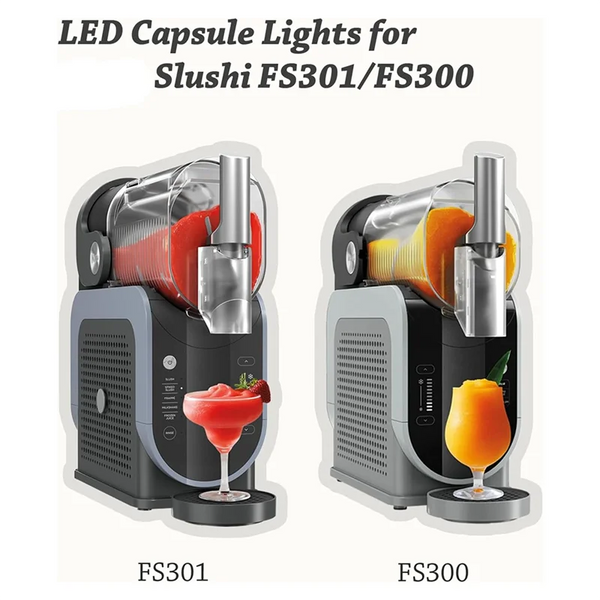 RALCA-2 Pack LED Lights For Ninja Slushi FS301/FS300 For Slushi Machine Accessories 13 Colors & 4 Modes -Bottle Cap-Sized Design